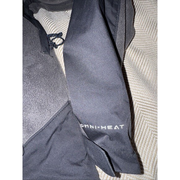 Columbia Omni Heat Shield Jacket Mens Medium Gray Hooded Full Zip Thermal - Picture 4 of 11